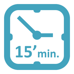 asciugatura 15 min