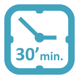 asciugatura 30 min