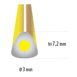 triangolare 7.2 mm