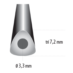 triangolare 7.2 mm