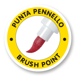 punta a pennello